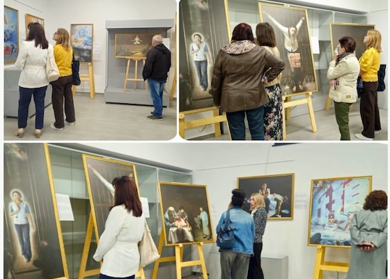 Image for article بلغاريا: معرض جين-شان-رين الفنّي يُبهر الفنانين والصحفيّين البلغاريين في سفيلينغراد